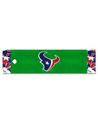 Houston Texans Putting Green Mat  1.5ft. x 6ft. Pattern by   