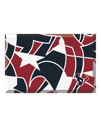 Houston Texans Rubber Scraper Door Mat XFIT Design Pattern by   
