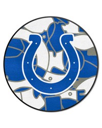 Indianapolis Colts Roundel Rug  27in. Diameter XFIT Design Pattern by   