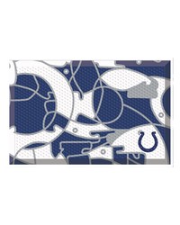 Indianapolis Colts Rubber Scraper Door Mat XFIT Design Pattern by   