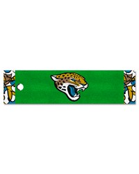Jacksonville Jaguars Putting Green Mat  1.5ft. x 6ft. Pattern by   