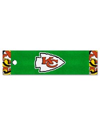 Kansas City Chiefs Putting Green Mat  1.5ft. x 6ft. Pattern by   