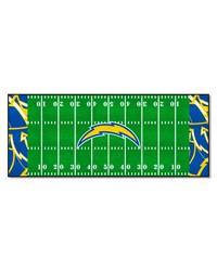 Los Angeles Chargers Football Field Runner Mat  30in. x 72in. XFIT Design Pattern by   