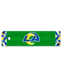 Los Angeles Rams Putting Green Mat  1.5ft. x 6ft. Pattern by   