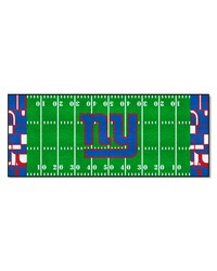 New York Giants Football Field Runner Mat  30in. x 72in. XFIT Design Pattern by   