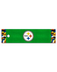 Pittsburgh Steelers Putting Green Mat  1.5ft. x 6ft. Pattern by   