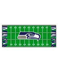 Seattle Seahawks Football Field Runner Mat  30in. x 72in. XFIT Design Pattern by   