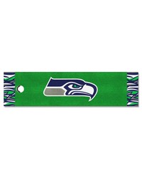 Seattle Seahawks Putting Green Mat  1.5ft. x 6ft. Pattern by   