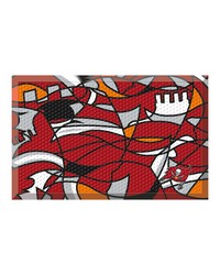 Tampa Bay Buccaneers Rubber Scraper Door Mat XFIT Design Pattern by   