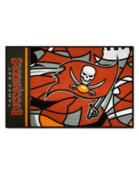 Tampa Bay Buccaneers Starter Mat XFIT Design  19in x 30in Accent Rug Pattern by   