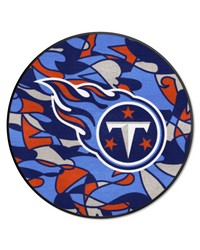 Tennessee Titans Roundel Rug  27in. Diameter XFIT Design Pattern by   