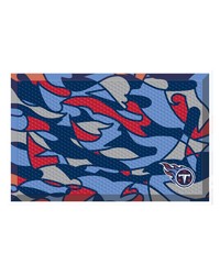Tennessee Titans Rubber Scraper Door Mat XFIT Design Pattern by   
