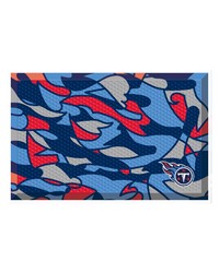 Tennessee Titans Rubber Scraper Door Mat XFIT Design Pattern by   