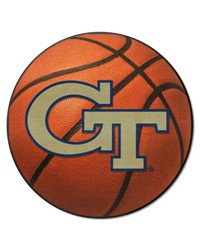 Georgia Tech Yellow Jackets Basketball Rug by   