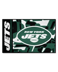New York Jets Starter Mat XFIT Design  19in x 30in Accent Rug Pattern by   
