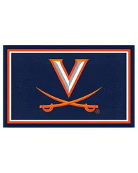 University of Virginia 5x8 Rug V Sabre Primary Logo by   