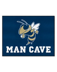 Georgia Tech Yellow Jackets Man Cave AllStar Rug  34 in. x 42.5 in. Buzz Navy by   