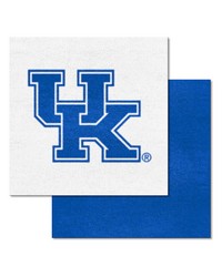 Kentucky Wildcats Team Carpet Tiles  45 Sq Ft. Blue by   