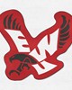 Fan Mats  LLC Eastern Washington Eagles Mascot Rug Red
