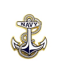 Naval 3D Color Metal Emblem White by   