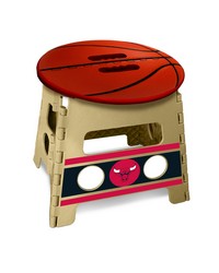 Chicago Bulls Folding Step Stool  13in. Rise Gray by   