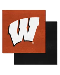 Wisconsin Badgers Team Carpet Tiles by   