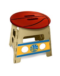 Golden State Warriors Folding Step Stool  13in. Rise Gray by   