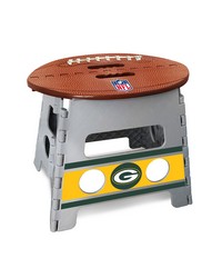 Green Bay Packers Folding Step Stool  13in. Rise Gray by   