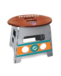 Miami Dolphins Folding Step Stool  13in. Rise Gray by   