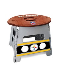 Pittsburgh Steelers Folding Step Stool  13in. Rise Gray by   