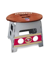 San Francisco 49ers Folding Step Stool  13in. Rise Gray by   