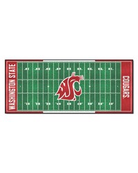 Washington State Cougars Field Runner Mat  30in. x 72in. Green by   