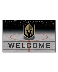 Vegas Golden Knights Crumb Rubber Door Mat by   