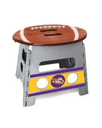 LSU Tigers Folding Step Stool  13in. Rise Gray by   