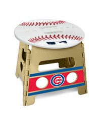Chicago Cubs Folding Step Stool  13in. Rise Gray by   