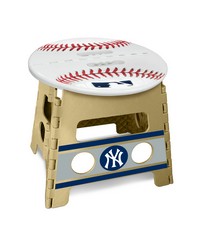 New York Yankees Folding Step Stool  13in. Rise Gray by   