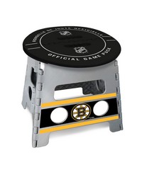 Boston Bruins Folding Step Stool  13in. Rise Gray by   