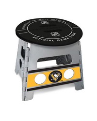 Pittsburgh Penguins Folding Step Stool  13in. Rise Gray by   