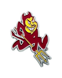 Arizona State Sun Devils 3D Color Metal Emblem Red by   