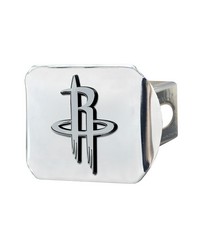 Houston Rockets Chrome Metal Hitch Cover with Chrome Metal 3D Emblem Chrome by   