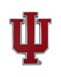 Indiana Hooisers 3D Color Metal Emblem Crimson by   