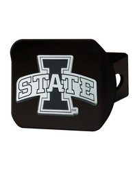 Iowa State Cyclones Black Metal Hitch Cover with Metal Chrome 3D Emblem Black by   
