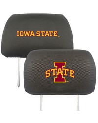 Iowa State Cyclones Embroidered Head Rest Cover Set  2 Pieces Black by   