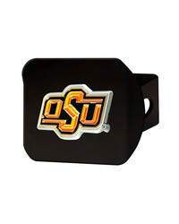 Oklahoma State Cowboys Black Metal Hitch Cover  3D Color Emblem Orange by   