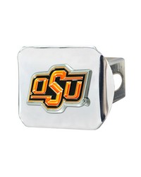 Oklahoma State Cowboys Hitch Cover  3D Color Emblem Chrome by   