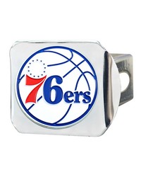 Philadelphia 76ers Color Hitch Cover Chrome by   