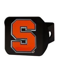 Syracuse Orange Color Hitch Cover Black by   