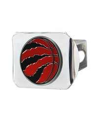 Toronto Raptors Color Hitch Cover Chrome by   