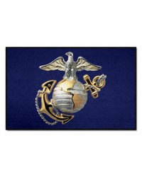 U.S. Marines Starter Mat Accent Rug  19in. x 30in. Navy by   