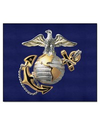 U.S. Marines Tailgater Rug  5ft. x 6ft. Navy by   